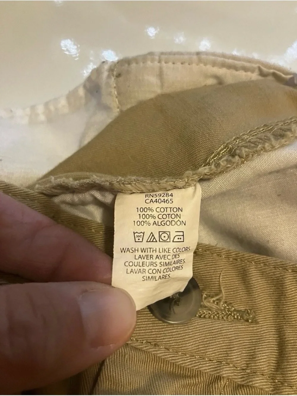 The Children's Place Boys Tan Chino Pants